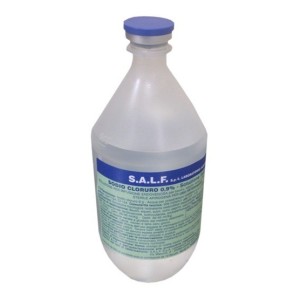 Sodio cloruro salf 1 flacone 500 ml 0,9%
