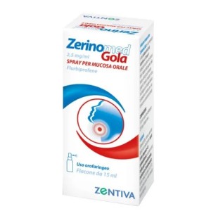 Zerinomed gola spray mucosa orale 15 ml 0,25%