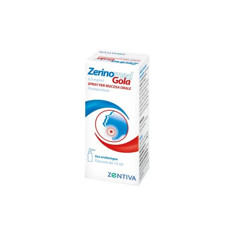 Zerinomed gola spray mucosa orale 15 ml 0,25%