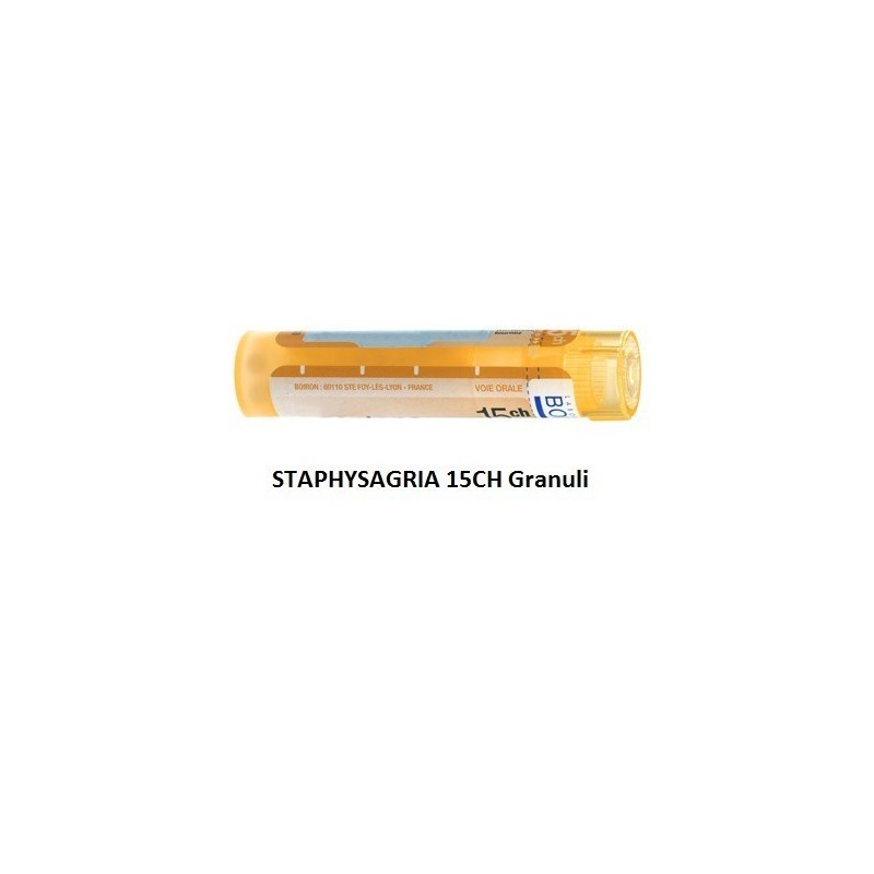 Staphysagria boiron 80 granuli 15 ch contenitore multidose