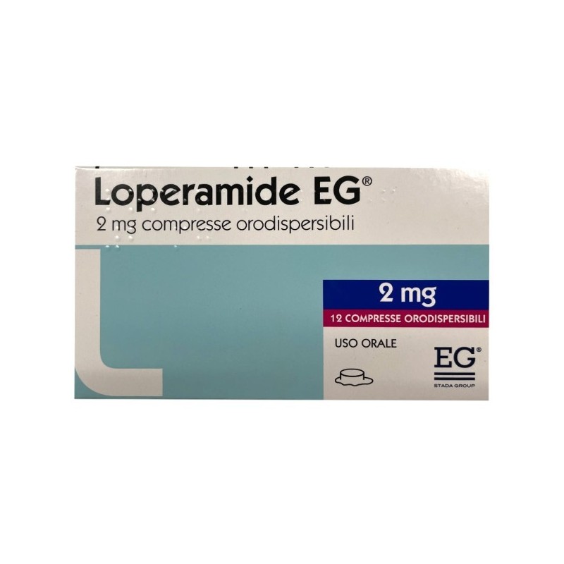 Loperamde eg 12 compresse orodispers 2 mg