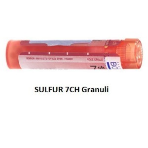 Sulfur boiron 80 granuli 7 ch contenitore multidose
