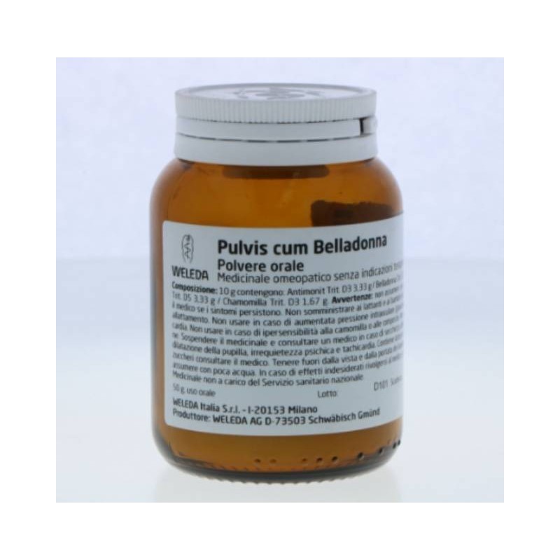 Weleda pulvis cum belladonna 50 g Weleda pulvis cum belladonna 50 g