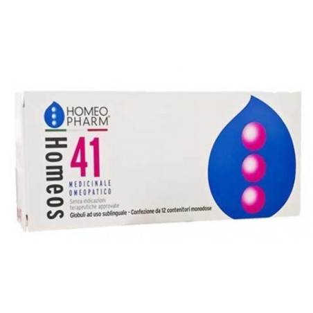 Homeos 41 globuli 12 tubi