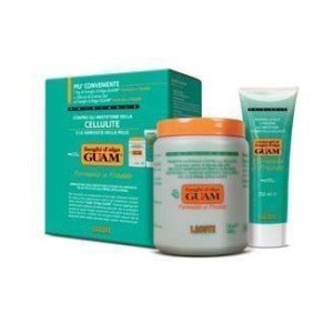 Guam fanghi d'alga confezione convenienza fredda con fanghid'alga guam 1 kg + crema gel 250 ml formula a freddo