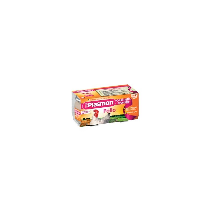 Plasmon omogeneizzato pollo 120 g x 2 pezzi