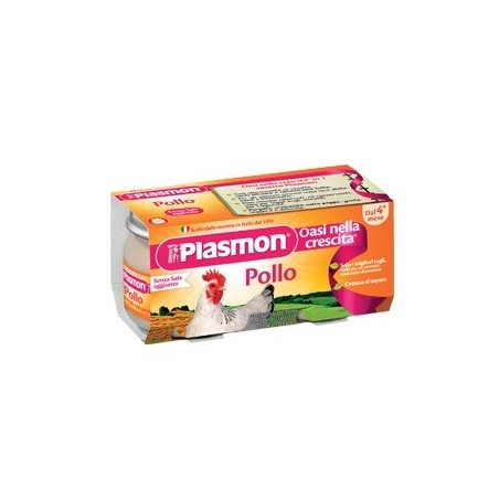 Plasmon omogeneizzato pollo 120 g x 2 pezzi