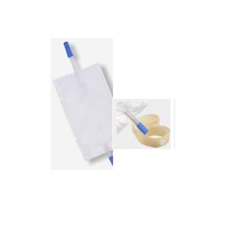 Sacca per urina gamba con scarico 10 pezzi