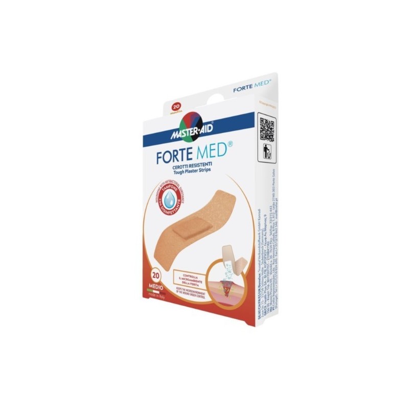 Cerotto master-aid forte med medio 100 pezzi