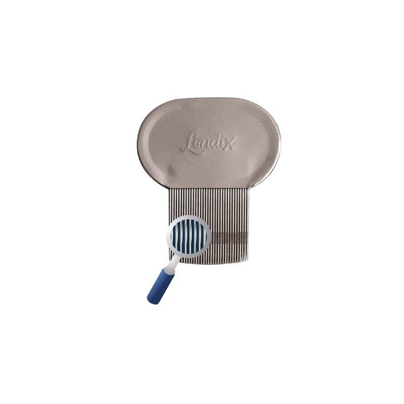 Lendix pettine premium antipidocchi in acciaio