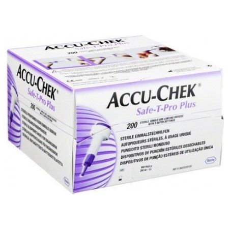 Lancette pungidito accu-chek safe t pro plus pd 200 pezzi