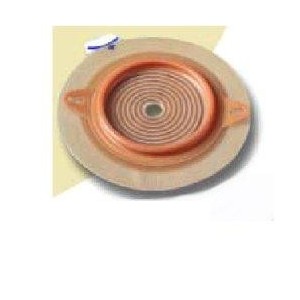 Placca per colostomia alterna mio sistema a 2 pezzi foro ritagliabile 10/45mm flangia 50mm 5 pezzi articolo 13151