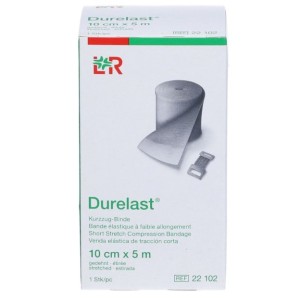 Benda elastica durelast bassa estensibilita' 10x500cm con graffette