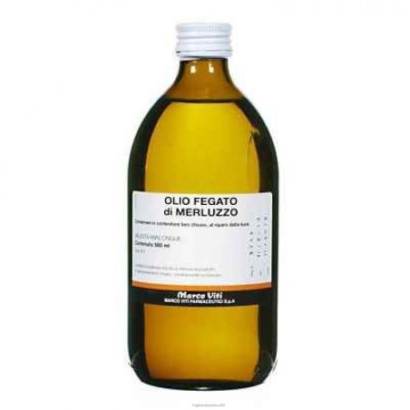 Olio di fegato di merluzzo farmacopea ufficiale 500 ml