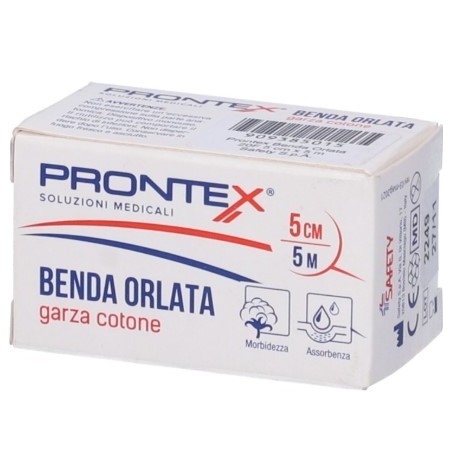 Prontex benda orlata 20 fili 5x500cm Prontex benda orlata 20 fili 5x500cm