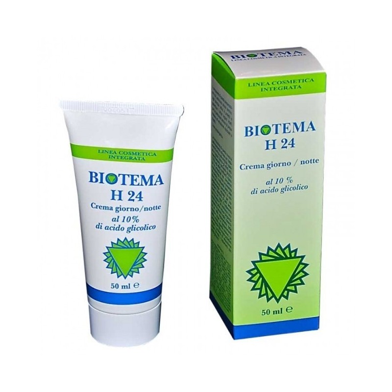Biotema h24 crema acido glicolico 10% 50 ml