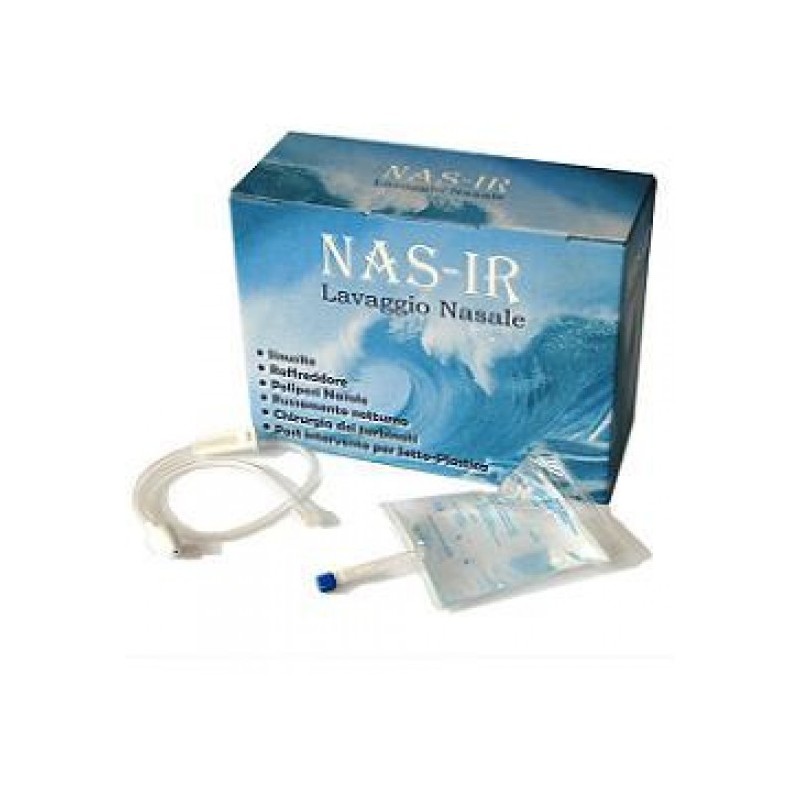 Nasir doccia nasale con soluzione fisiologica isotonica 6 sacche 500 ml + 1 blister