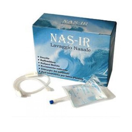 Nasir doccia nasale con soluzione fisiologica isotonica 6 sacche 500 ml + 1 blister