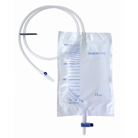 Sacca di drenaggio letto per incontinenza 2000ml in pvc convalvola di non ritorno e scarico sterile con tubo di raccordo 120cm 1 Sacca di drenaggio letto per incontinenza 2000ml in pvc convalvola di non ritorno e scarico sterile con tubo di raccordo 120cm 1
