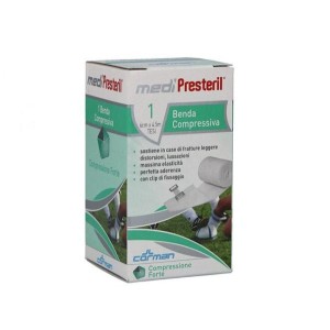 Benda medipresteril compressione forte m4,5x6cm tesi