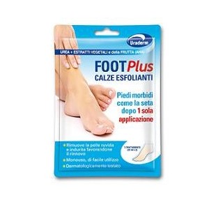 Uraderm foot plus calze esfolianti 2 pezzi da 20 ml