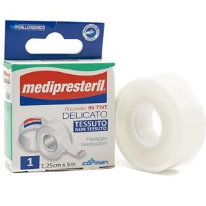 Cerotto in rocchetto tnt medipresteril delicato m5x1,25cm