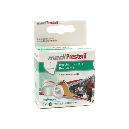 Cerotto in rocchetto medipresteril in tela resistente 5x500cm