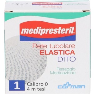 Rete tubolare elastica per dita medipresteril calibro 0 4m tesi