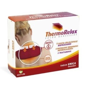 Thermorelax fascia dolore collo spalle fascia+4 dispositiviautoriscaldanti