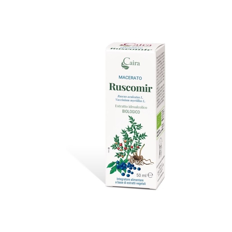 Caira ruscomir macerato idroalcolico bio gocce 50 ml Caira ruscomir macerato idroalcolico bio gocce 50 ml