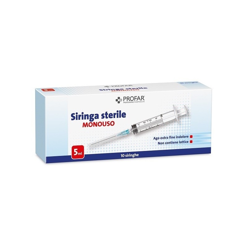 Siringa monouso 5 ml profar