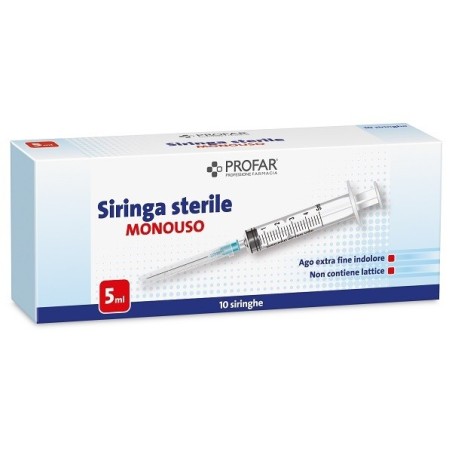 Siringa monouso 5 ml profar