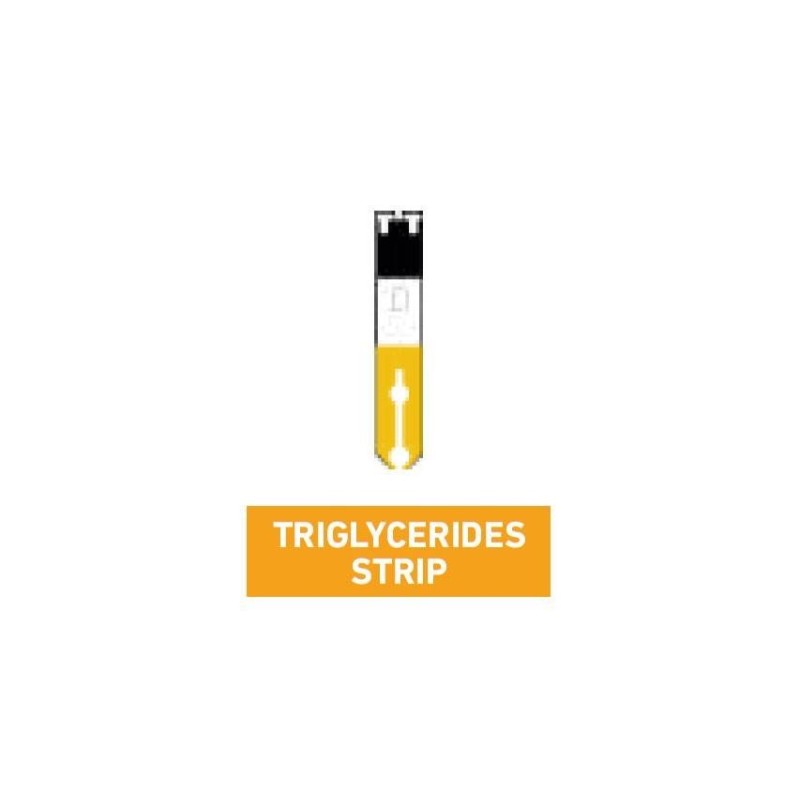 Test trigliceridi multicare in strisce con aspriazione capillare 25 pezzi