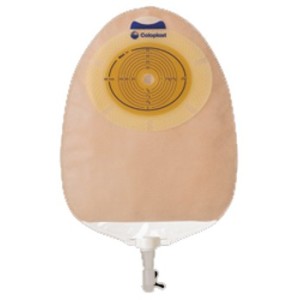 Sacca ricoperta in tnt sistema monopezzo per urostomia con multichamber sensura ritagliabile 10/76 mm maxi 400 ml 30 pezzi