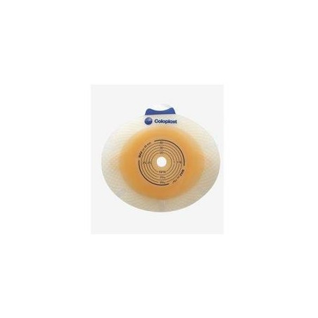 Placca per ileostomia e colostomia sistema a 2 pezzi sensuraclick convex light foro ritaglibile 15-53 mm flangia 70 mm5 pezzi