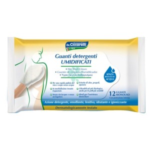 Ciccarelli guanto presaponato umidificato 12 pezzi