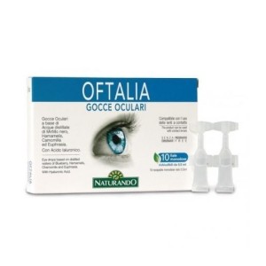 Gocce oculari monodose oftalia 2 strip da 5 fiale da 0,5 ml