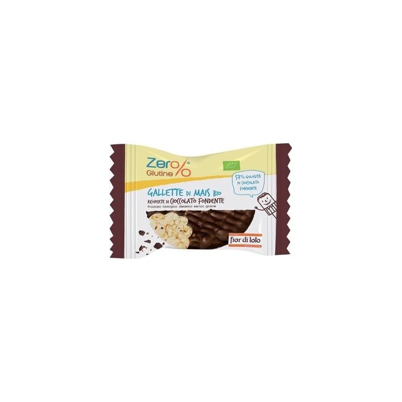 Zer% glutine gallette mais ricoperte cioccolato fondente bio32 g Zer% glutine gallette mais ricoperte cioccolato fondente bio32 g