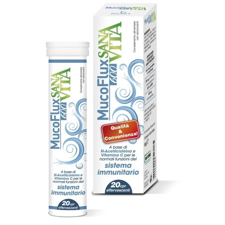 Sanavita mucoflux 600 20 capsule effervescenti