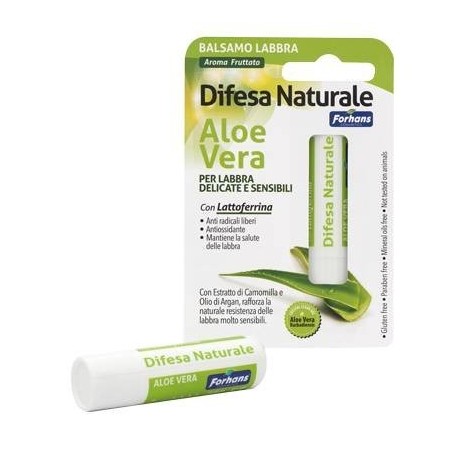 Forhans balsamo labbra difesa naturale aloe vera
