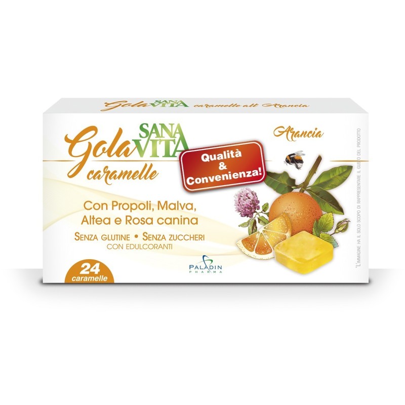 Sanavita gola arancia 24 compresse