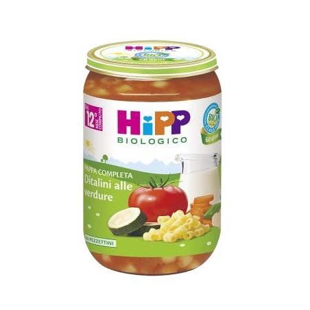 Hipp bio ditalini alle verdure 250 g