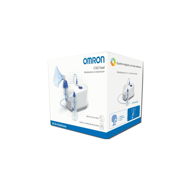 Nebulizzatore a pistone omron c102 total