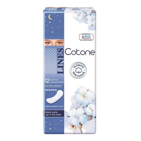 Lines cotone non ultra notte distesi 12 pezzi