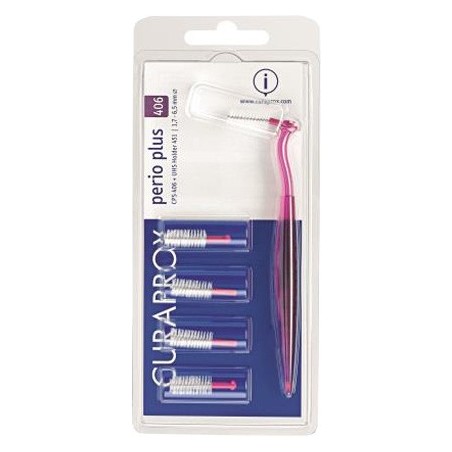 Curaprox capsule perio capsule 406 con 5 scovolini + supporto
