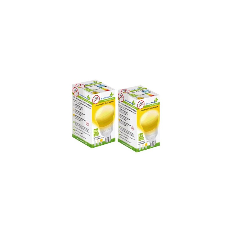 Colpharma lampadina led antizanzara 11 watt