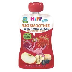 Hipp bio smoothies mela/ban/frutti rossi 120 ml Hipp bio smoothies mela/ban/frutti rossi 120 ml