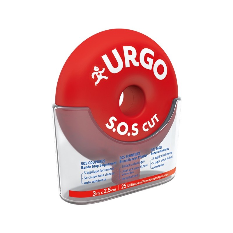 Benda urgo sos cut 3x2,5cm