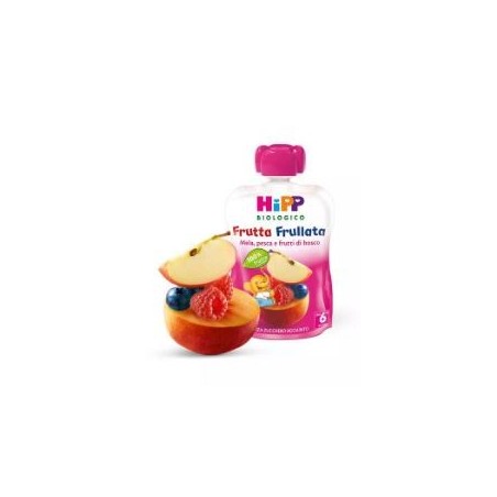 Hipp bio frutta frullata pera/mela con mango e maracuja 90 g