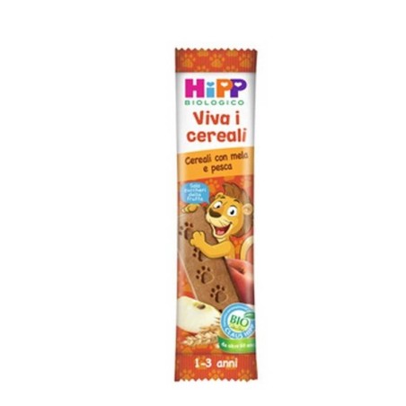 Hipp bio barretta ai cereali con mela/pesca 20 g